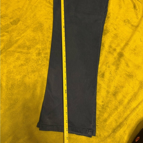 Bandolino Amy Straight Leg Jeans Womens 14 Teal Dark Wash Denim Mid Rise Zip Fly - Picture 8 of 8